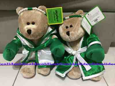 Starbucks Coffee Bearista MUAY THAI SET bear 2016 boxer boxing new w/ tag + Bags - Sold on eBay Dec, 27th 2019 for $75.00