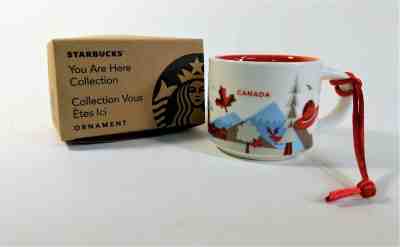 Starbucks Christmas Mug Ornament You Are Here Collection 2018 Canada - Sold on eBay Dec, 27th 2019 for $16.99