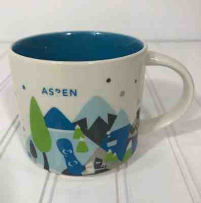 Starbucks You Are Here Mug Aspen 14 Oz - Sold on eBay Dec, 27th 2019 for $19.00