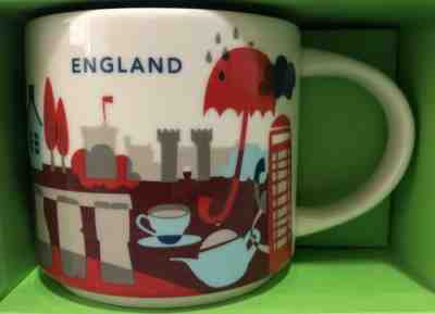 Starbucks ENGLAND Your Are Here 14 Oz Mug - Sold on eBay Dec, 27th 2019 for $28.00