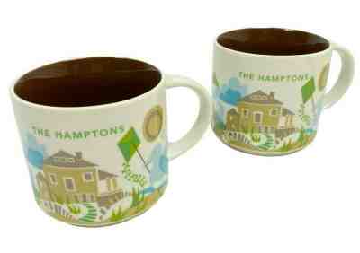 2 Starbucks THE HAMPTONS 14 Oz Coffee Mug You are Here Collection YAH *Set of 2* - Sold on eBay Dec, 27th 2019 for $32.99