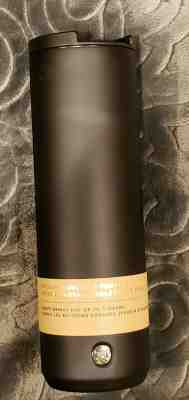 Starbucks Matte Black Vacuum Insulated Flip-Top Stainless Steel Tumbler (20 OZ) - Sold on eBay Dec, 27th 2019 for $38.00