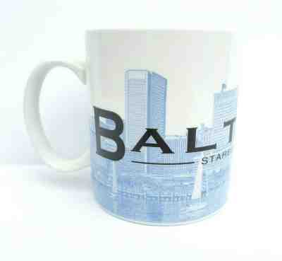 Starbucks Baltimore Mug 2002 Barista Skyline Series Charm City 18 oz Maryland - Sold on eBay Dec, 27th 2019 for $25.00
