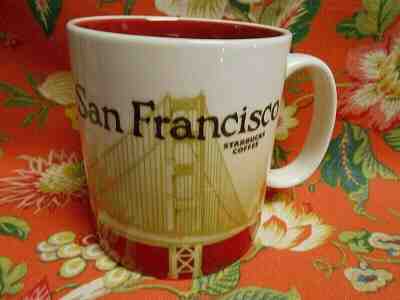 2009 Starbucks Coffee San Francisco Golden Gate Bridge Global Icon Cup Mug - Sold on eBay Dec, 27th 2019 for $29.95