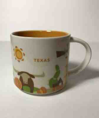 Starbucks Coffee Mug Texas You Are Here 14 oz 2015 - Sold on eBay Dec, 27th 2019 for $20.00