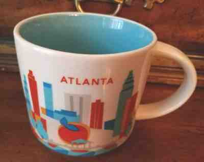 STARBUCKS "You Are Here" Collection / ATLANTA / RETIRED / City Mug - Mint Cond - Sold on eBay Dec, 27th 2019 for $23.90