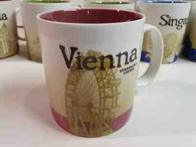 2009 STARBUCKS Coffee Mug VIENNA Icon Series 16 oz MIC w SKU, Discontinued  - Sold on eBay Dec, 27th 2019 for $29.95