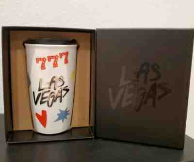 Las Vegas 777 Starbucks Tumbler Ceramic - NEW with box 10 oz - Sold on eBay Dec, 27th 2019 for $21.00