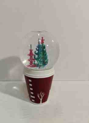 2006 STARBUCKS CHRISTMAS snow globe figurine 6" tall X 3.5" wide!! - Sold on eBay Dec, 27th 2019 for $19.00