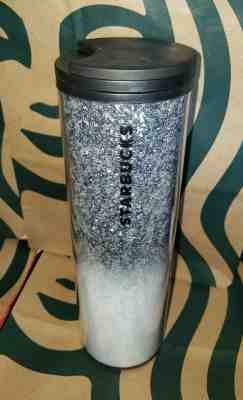 Starbucks 2019 Holiday Hot Cold Cup 16oz Tumbler White Glitter Sequin Insulated - Sold on eBay Dec, 26th 2019 for $24.77