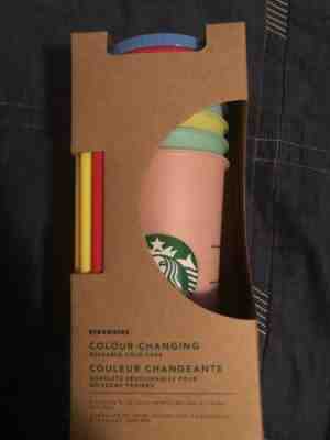 starbucks color changing cups cold 5 pack - Sold on eBay Dec, 26th 2019 for $30.00