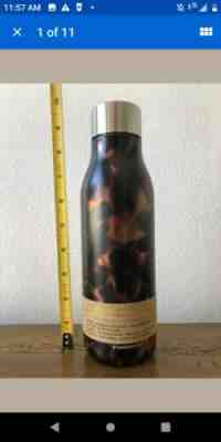 Starbucks Stainless Brown Black Tortoise Matte Water Bottle Twist Cap 20oz NEW - Sold on eBay Dec, 26th 2019 for $29.50