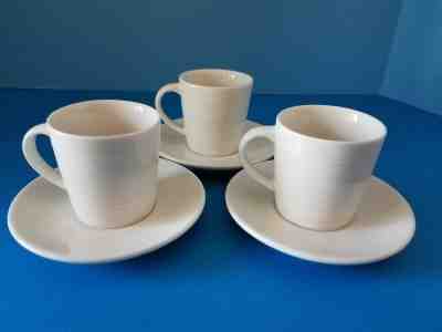 Starbucks Home Collection Lot of 3 Demi Textured 3oz Cup Saucer Set 2004 #188509 - Sold on eBay Dec, 26th 2019 for $20.00