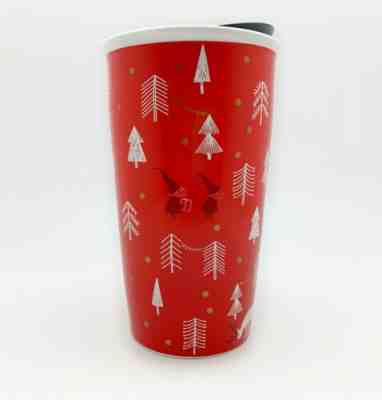 NEW Starbucks Red Elf White Holiday Ceramic Double Wall Mug Grande Tumbler 2018 - Sold on eBay Dec, 26th 2019 for $25.00