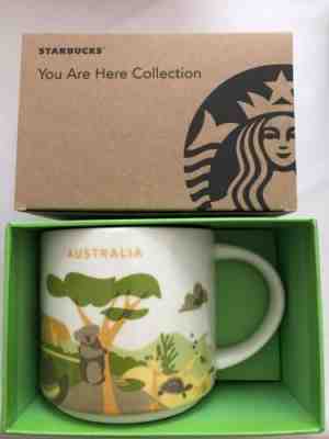 Starbucks Coffee 14oz AUSTRALIA mug YAH YOU ARE HERE Cup NIB w/ SKU - Sold on eBay Dec, 26th 2019 for $49.95