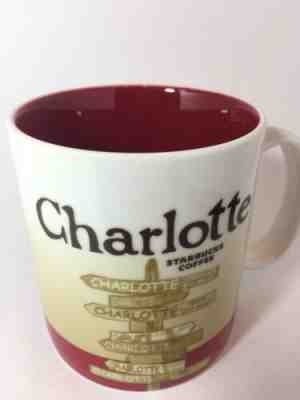 Starbucks Travel Series Charlotte NC Collector Series 16 oz City Background EUC  - Sold on eBay Dec, 26th 2019 for $29.99