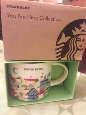 NIB With SKU STARBUCKS NURNBERG NUREMBERG ,GERMANY  You Are Here (YAH) 14 Oz Mug - Sold on eBay Dec, 26th 2019 for $38.00