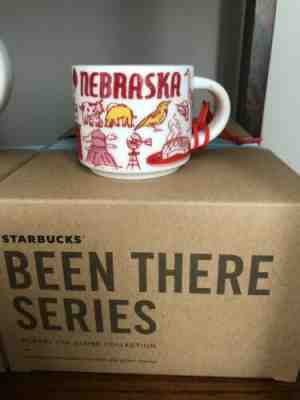 STARBUCKS NEBRASKA BEEN THERE SERIES 2 oz ORNAMENT MUG - Sold on eBay Dec, 26th 2019 for $24.50