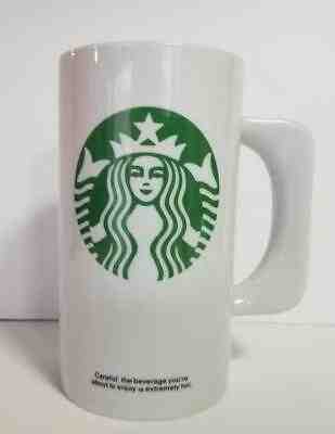 Starbucks 2010  Coffee Mug/Cup 16 oz. White Ceramic Tall D Handle Mermaid Logo - Sold on eBay Dec, 26th 2019 for $24.95