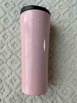 New *RARE* Starbucks Matte Pale Pink Stainless Steel Tumbler Cup 12oz