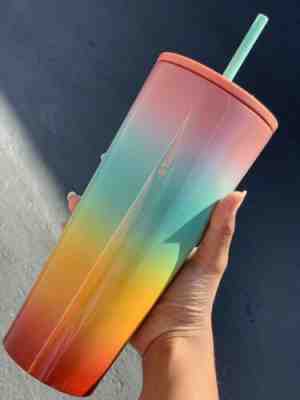 Starbucks Rainbow Stainless Tumbler 24oz Summer 2019 VENTI *FREE SHIPPING* - Sold on eBay Dec, 26th 2019 for $49.00