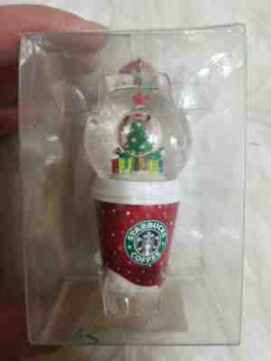 New/Seales STARBUCKS 2006 SNOW GLOBE TREE ORNAMENT - Sold on eBay Dec, 26th 2019 for $42.00