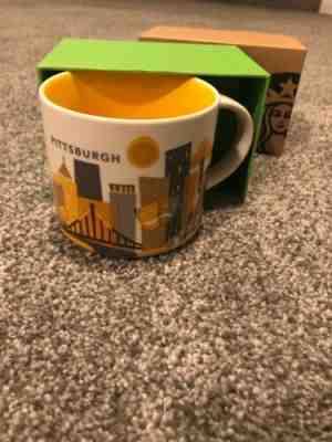 Starbucks You Are Here Collection Mug 14 Oz Pittsburgh NIB - Sold on eBay Dec, 26th 2019 for $24.50