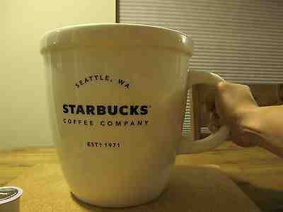 Giant Classic Large Starbucks Coffee Abbey Mug Cup 138oz Sold Out New Last One! - Sold on eBay Dec, 26th 2019 for $370.00