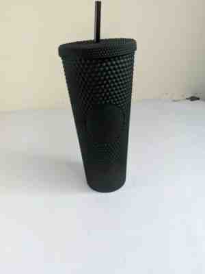 RARE 2019 Starbucks Matte Black Studded Spiked Tumbler Cold Cup - Sold on eBay Dec, 26th 2019 for $76.50