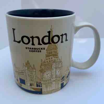 Starbucks Coffee London Collectible Mug Global City Icon Series 16 oz 2014 - Sold on eBay Dec, 26th 2019 for $16.99