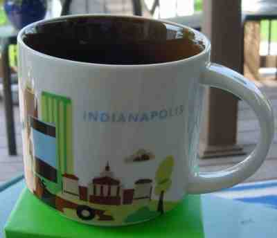 Starbucks INDIANAPOLIS You are Here Mug NIB - Sold on eBay Dec, 26th 2019 for $25.00