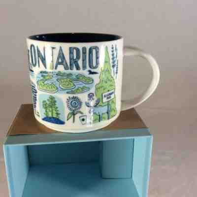 Starbucks Mug: ONTARIO, «BEEN THERE» Collection, New, SKU Code,14oz. - Sold on eBay Dec, 26th 2019 for $22.20