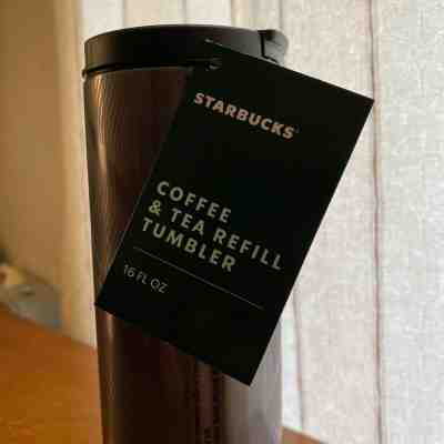 2020 January Starbucks Coffee Refill Tumbler Stainless Steel Vacuum-Sealed 16oz - Sold on eBay Dec, 26th 2019 for $45.54
