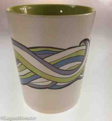 Starbucks Coffee Mug Bone China Blue Green Purple Waves - Sold on eBay Dec, 26th 2019 for $29.94