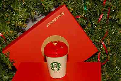 Disneyland Disney Parks - 2019 Starbucks Christmas Ornament Red Top *BRAND NEW! - Sold on eBay Dec, 26th 2019 for $23.95