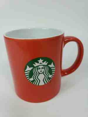 Starbucks 2015 Mug Cup Red Orange Mermaid 16 Oz original logo coffee tea hot  - Sold on eBay Dec, 26th 2019 for $17.15