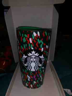 Starbucks Holiday 2019 Confetti Christmas Ceramic Tumbler   - Sold on eBay Dec, 26th 2019 for $21.99