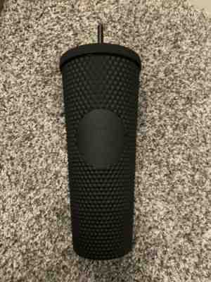 Starbucks Fall 2019 Matte Black Studded Plastic Tumbler Cold Cup Limited Edition - Sold on eBay Dec, 25th 2019 for $99.00