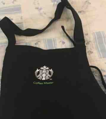 STARBUCKS COFFEE MASTER APRON   BLACK - Sold on eBay Dec, 25th 2019 for $28.00