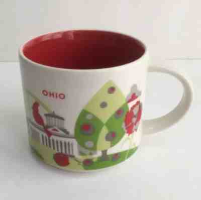 2013 STARBUCKS You Are Here Series 14 Oz Mug OHIO - Sold on eBay Dec, 25th 2019 for $23.95