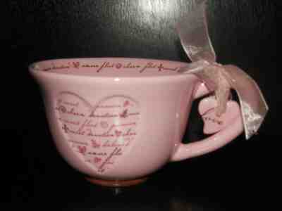 Starbucks 2006 ~ Valentine Heart Coffee Mug ~Sweet Passion Love Amore Flirt Pink - Sold on eBay Dec, 25th 2019 for $20.25