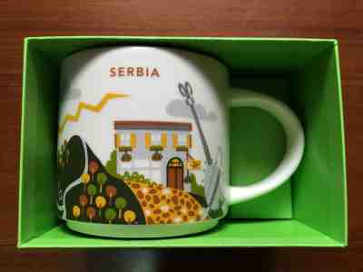 Starbucks You Are Here " SERBIA " Mug 14oz With Sku - Sold on eBay Dec, 25th 2019 for $35.00