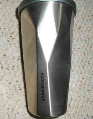 STARBUCKS COFFEE CHISELED STAINLESS TUMBLER COLD CUP 16 OZ EUC GREAT GIFT - Sold on eBay Dec, 25th 2019 for $19.99
