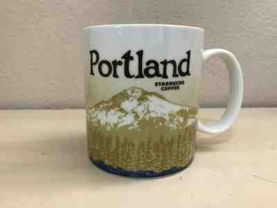 2009 NEW Starbucks PORTLAND OREGON Collectors Series City Coffee Mug Cup 16 oz - Sold on eBay Dec, 25th 2019 for $29.99