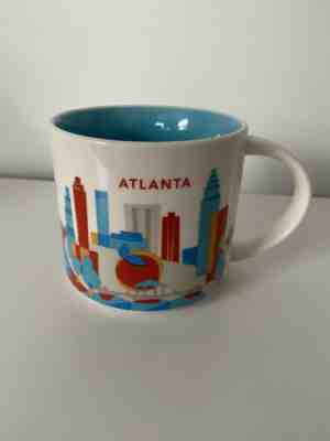Starbucks Atlanta YAH You Are Here 14oz Coffee Mug Cup 2015 Never Used - Sold on eBay Dec, 25th 2019 for $18.00