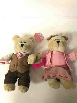 Starbucks Bearista 2007 58th & 59th Edition Boy Girl Valentine's Day Pair NWT - Sold on eBay Dec, 25th 2019 for $19.00