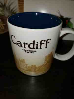 Starbucks Coffee City Mug Cardiff Wales UK Caerdydd Global Icon Series UK 2013 - Sold on eBay Dec, 25th 2019 for $39.99