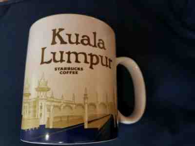 Starbucks Mug Kuala Lumpur Malaysia Global Icon city Collectors Series 16oz 2016