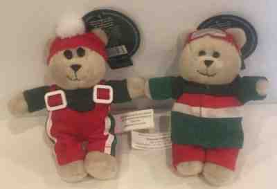 2 Starbucks Bearista Barista Bears Plush 2019 Christmas Limited Edition New - Sold on eBay Dec, 25th 2019 for $38.99