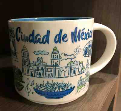 Starbucks Been There Collection Mexico City  Ceramic coffee mug 14oz New - Sold on eBay Dec, 25th 2019 for $30.00